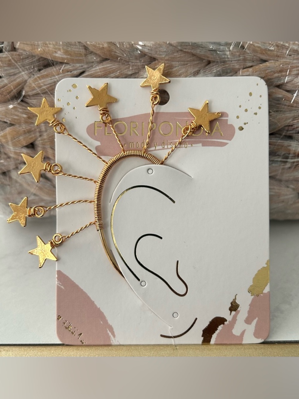 Gold Star Ear Cuff — Gold